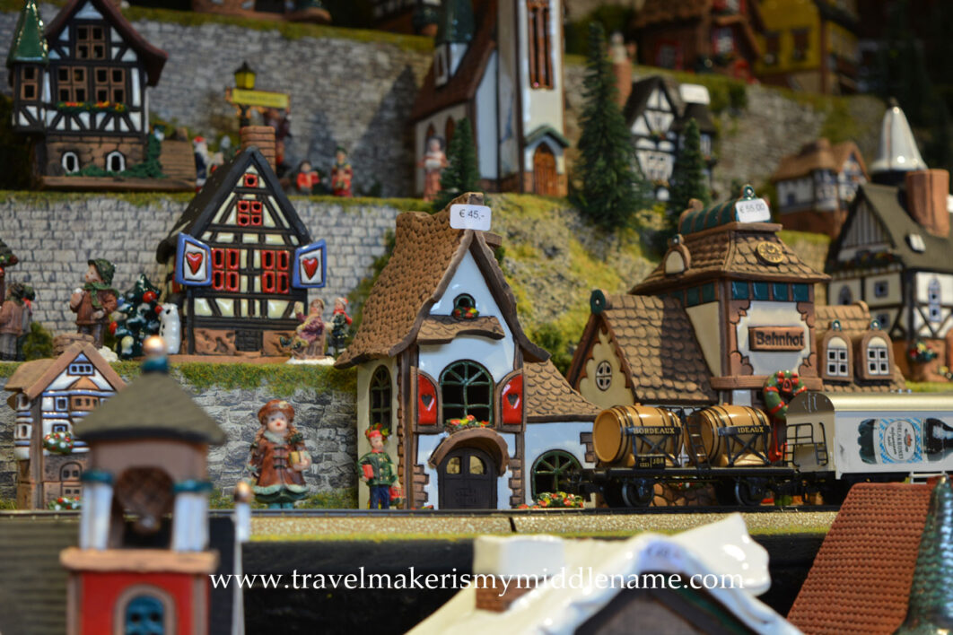 Handmade clay smoking incense houses in the form of traditional half timbered houses