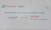 The Australian 2026 Census envelope